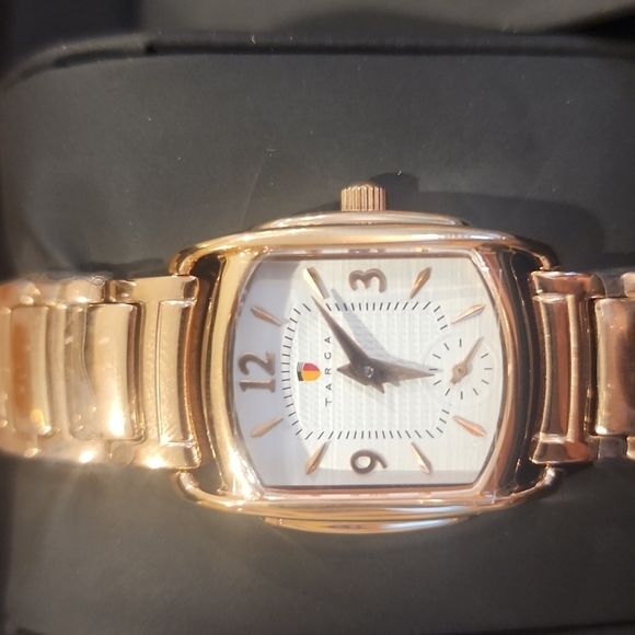 LADIES LUXURY ROSE GOLD TARGA WATCH - Picture 5 of 5